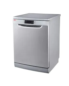 غسالة صحون هام 3 ارفف فضي 14 مكان 8 برامج HM14PSDW18