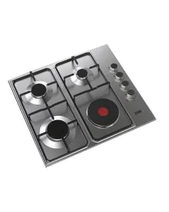 سطح اكسبير بلت إن 58سم 3غاز+1كهرباء تركي استيل XPBH60CIG1E