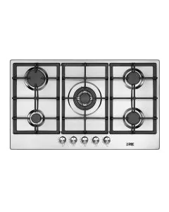 سطح اكسبير بلت إن غاز 86 سم 5 عيون تركي  استيل XPBH90ENG