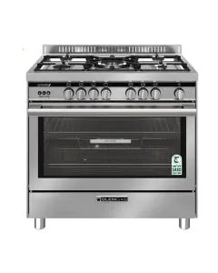 فرن جليم غاز استاند 90*60 سم امان كامل استيل ST967GIFSMFAF