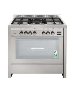 فرن جليم غاز استاند 90*60 سم امان كامل استيل HT967GIFSMFAF