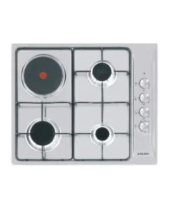 موقد جليم غاز بلت ان 3 غاز1 كهرباء 58.5سم استيل  GTL647IX