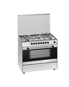 فرن ميرليس استاندغاز 60*90 استيل امان كامل G900 X