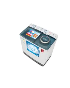 غسالة هام حوضين 12 كيلو أبيض HWM12000-21N