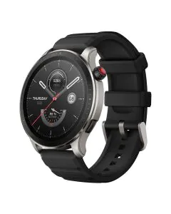 أمازفيت , ساعة جي تي ار 4 الذكية , مقاس 46 ملم , أسود