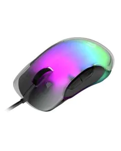 بورودو، ماوس للألعاب RGB 8D كريستال 12800 نقطة لكل بوصة، أسود