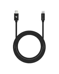 بايكرون , كابل تايب سي إلى تايب سي 1.2 متر 3 أمبير , أسود