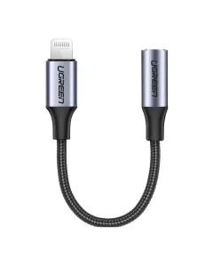 يوجرين , شاحن لايتنج 3.0 من الالمنيوم , أسود 