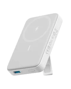 أنكر، باور بانك ماج جو مغناطيسي لاسلكي، 10000 مللي أمبير، أبيض