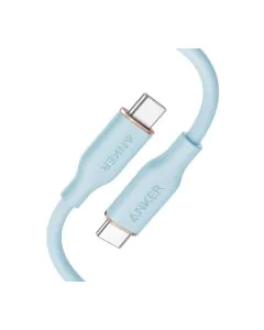 أنكر ,كابل باور لاين Flow USB-Cإلى C بقوة 100 واط و3 أقدام , أزرق