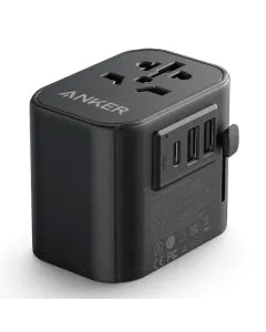 أنكر باور اكستيند USB-C محول السفر أسود