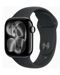 ساعة أبل سيريز 11 GPS، مقاس 42 مم، سوار صغير/متوسط، لون أسود فاحم - MEUX4LLA