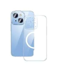 بيسوس , كفر حماية مغناطيسي , لجهاز ايفون 14 , شفاف