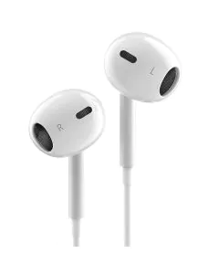 سماعات أذن سلكية من نوع Type-C من Aukey، أبيض - EP-CC1-WH