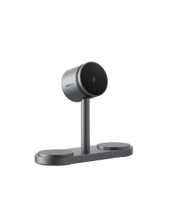 شاحن لاسلكي من أوكي، 25 واط، منفذ واحد (3 في 1)، رمادي - LC-MC315-GY