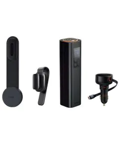 بيسيوس، صندوق هدايا، إكسسوارات سيارة، 4 في 1، أسود – C40036200117-Z1