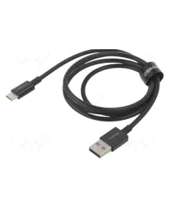 كابل Superior منBaseus  نوع A إلى C للشحن السريع، كابل، 66 واط، 1 متر، أسود - CATYS-01