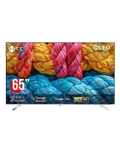 شاشة تلفزيون MTC مقاس 65 بوصة 4K UHD ذكي لوحة Google TV QLED - موديل QMT65UH700GO