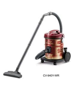 مكنسة هيتاشي برميل 15 لتر 1600 واط احمرCV-940YWR