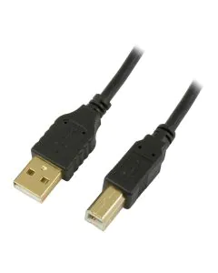 2B كابل طابعة يو إس بي A/B - M/M بطول 3 متر DC-01-7 أسود