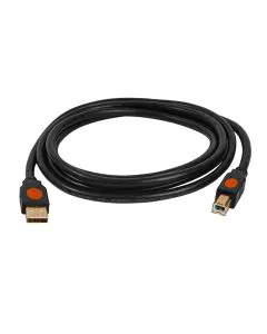 2B كابل طابعة يو إس بي A/B - M/M بطول 1.8 متر DC-10-7 أسود