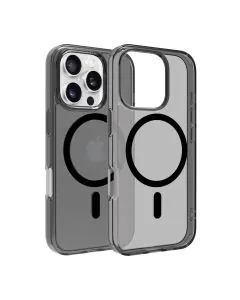 ديفايسد، غطاء ماج سيف ايفون 16 برو ماكس سموك، اسود 