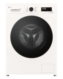 غسالة إل جي تحميل أمامي  إنفرتر،مع نشافة 5 كجم، 9 كجم، 10 برامج، أبيض - WSF0905WH