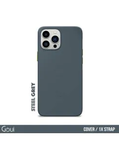 جوي، غطاء ايفون 16 برو 6.1"، رمادي