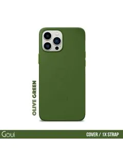 جوي، غطاء ايفون 16 برو ماكس 6.7"،اخضر زيتوني