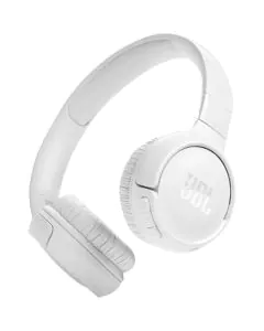 سماعات رأس لاسلكية JBL Tune 520BT، فوق الأذن، أبيض - JBLT520WHT