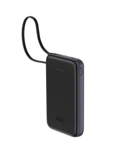  باور بانك جودا ,   10,000 مللي أمبير  , منفذ واحد (كابل USB‑C مدمج),  أسود – PB001ABUN1