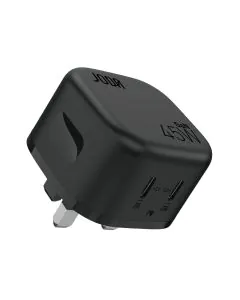 شاحن جداري  VoltPod 45 GaN  جودا ، USB-C ، واط 45 ، اسود - WC015ABUN1