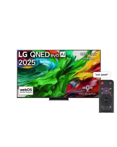 شاشة تلفزيون إل جي سمارت، 55 بوصة، QNED إيفو، بدقة 4K، هرتز 120 – موديل 55QNED86A6A