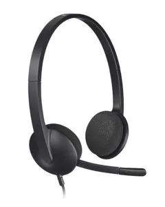 سماعة رأس سلكية من لوجيتك H340، أسود - 000475-981
