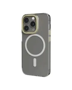 ليفيلو , جراب خلفي شفاف من ماجسيف سينسا لهاتف آيفون 14 بلس ,أرجواني