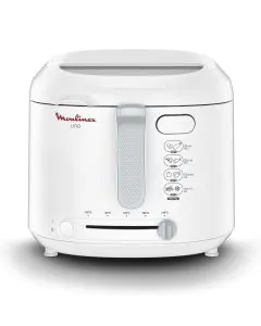 قلاية زيت عميقة مولينكس أونو، 1.8 لتر، 1470 واط، ابيض - AF203127