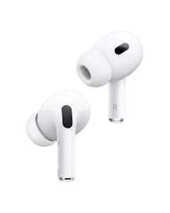 سماعات AirPods Pro الجيل الثاني مع حافظة MagSafe من النوع C باللون الأبيض