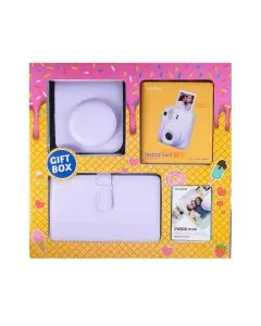 فوجي، كاميرا إنستاكس ميني، 12 علبة هدايا ، بنفسجي