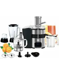 عصارة فواكه اكسبير 800 واط لمس مع محضر وخلاط ومطحنة XPJ999