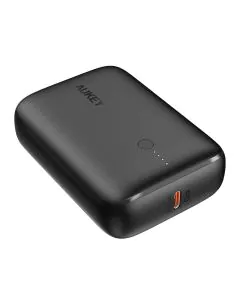 بطاريه متنقله صغير من أوكي, بقدرة 22.5 واط USB-C PD و 10000 مللي أمبير في الساعة أسود