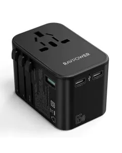 راف باور‎‎ ‎RP‎-‎PC1034‎‎ ‎65‎W ‎3‎‎-‎Port Travel Charger‎ ‎محول طاقة 