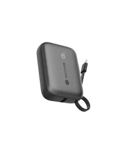 باور بانك راف باور ، 20W مع كابل Type-C مدمج، 10000 مللي أمبير، 2، رمادي، RP-PB1224