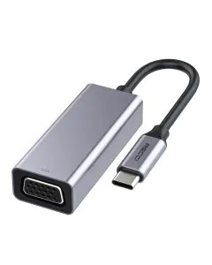 ريتشي , موصل HUB PC , 80 سم مع مدخل نوع C , رمادي 