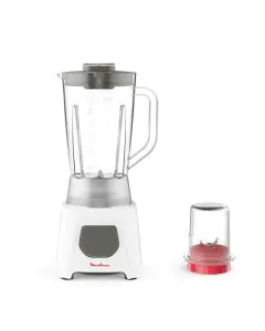 خلاط مولينكس مطحنة بلاستيك ابيض 450 واط 1.5 لتر LM2B2127