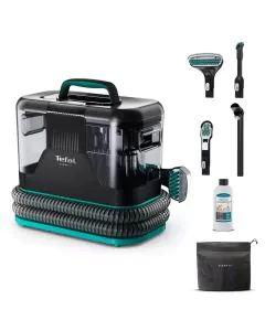 مكنسة تيفال كلين ات منظف بقع محمول، بدون كيس، 750 واط، أخضر/أسود - IZ5020M0