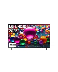 شاشة LG يو اتش دي AI UA80 حجم 55 بوصة 4K تلفاز ذكي ونظام HDR10 و ويب أو اس25 إصدار 2025