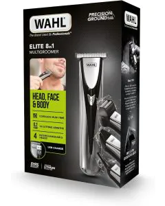  مكينة حلاقة الشعر وال ايليت جرووم، لاسلكي، فضي واسود - 3026318