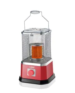 دفاية اكسبير كهربائية مربعة احمر*فضي 2000 واط XP-3030S-23