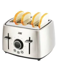 محمصة خبز إكسبر  4 شرائح مع 9 إعدادات، ستيل - محمصة خبز، 1600 واط، ستيل -  XPTO-888