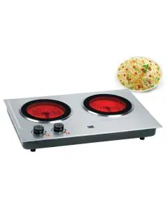 موقد كهربائي إكسبر، شعلتان، 2400 واط، سيراميك - XPHP-901-24